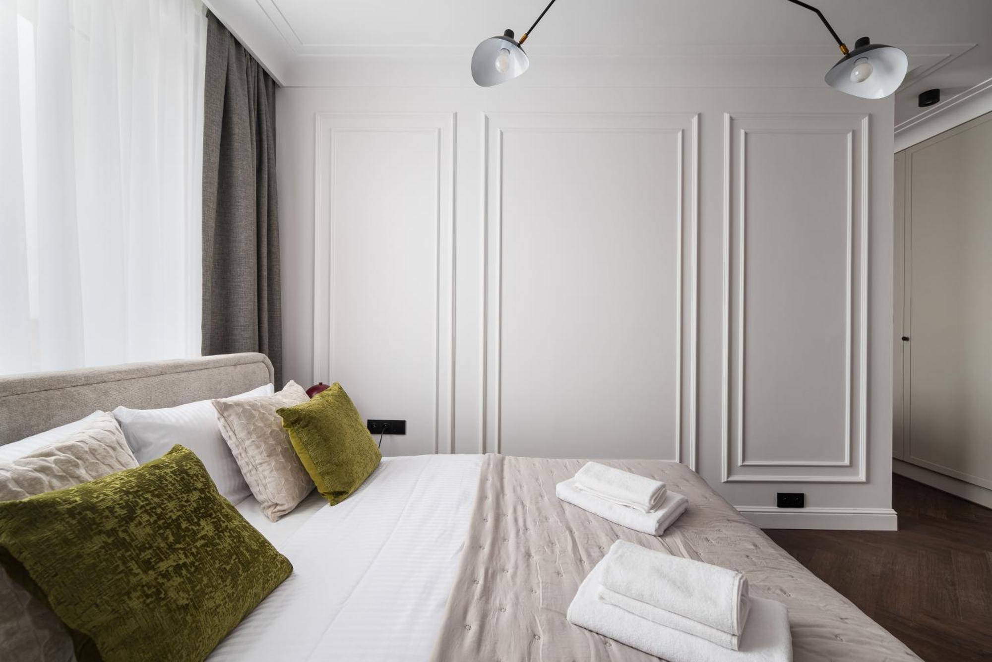 ורשה City Centre Deluxe Apartment מראה חיצוני תמונה