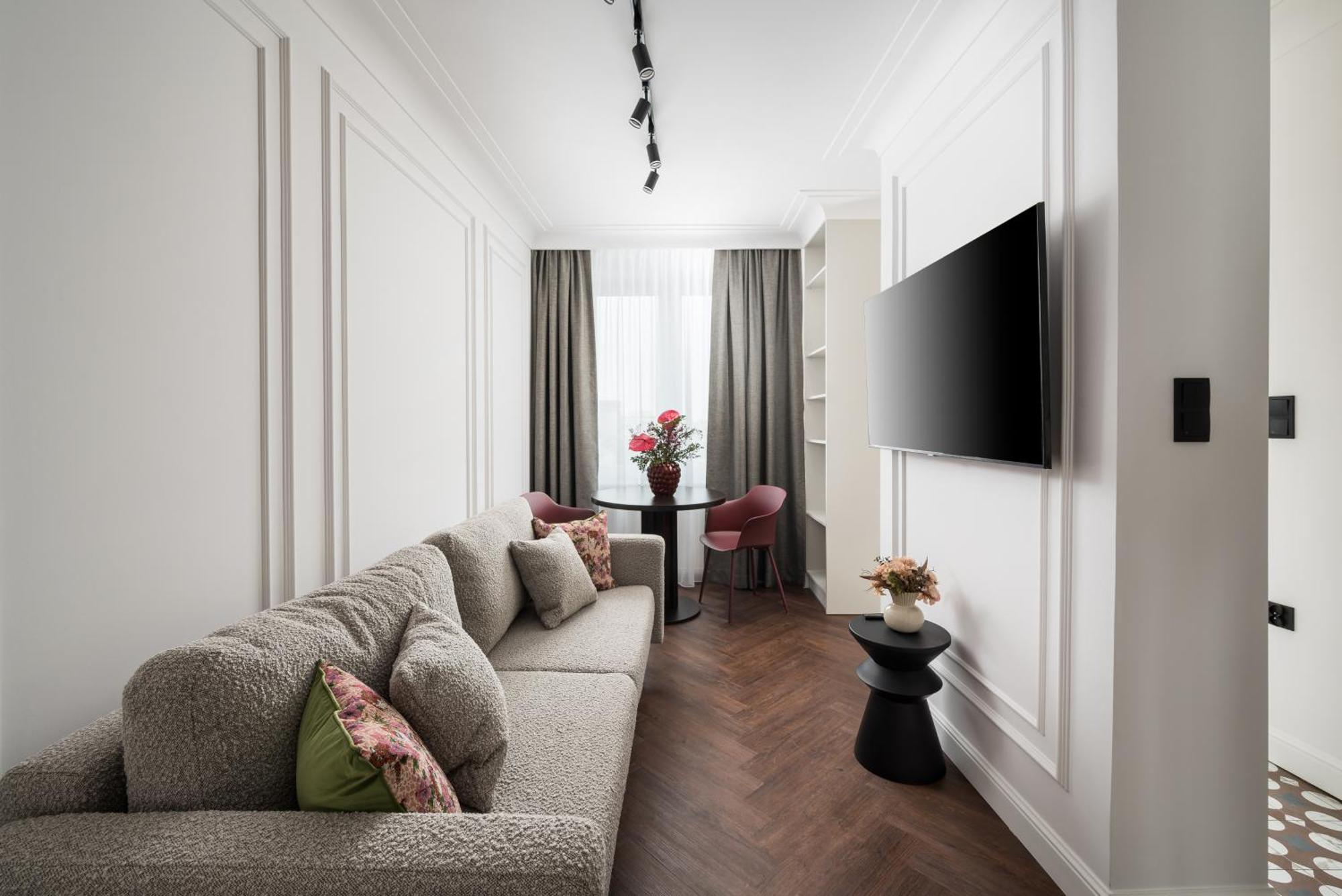 ורשה City Centre Deluxe Apartment מראה חיצוני תמונה