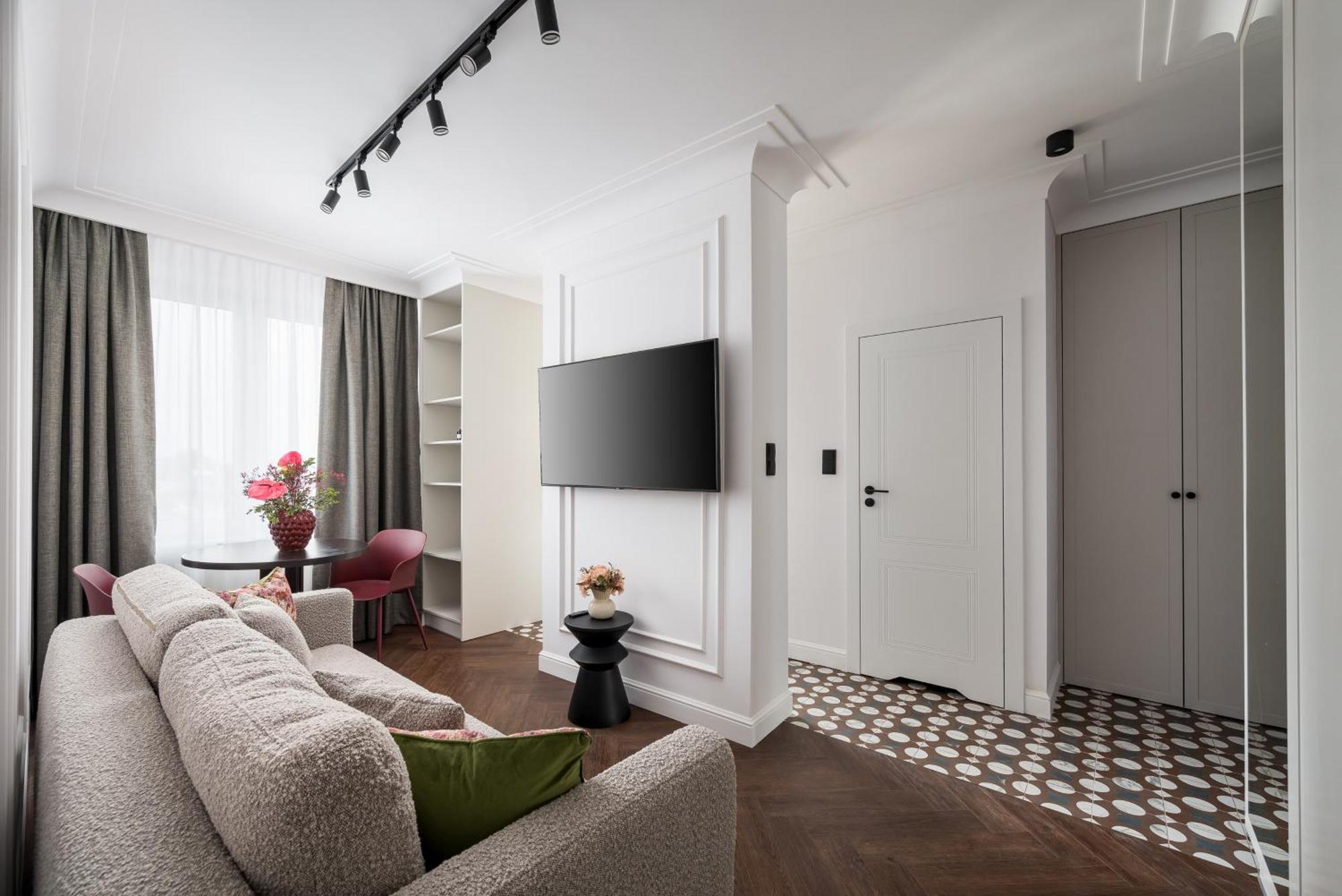 ורשה City Centre Deluxe Apartment מראה חיצוני תמונה